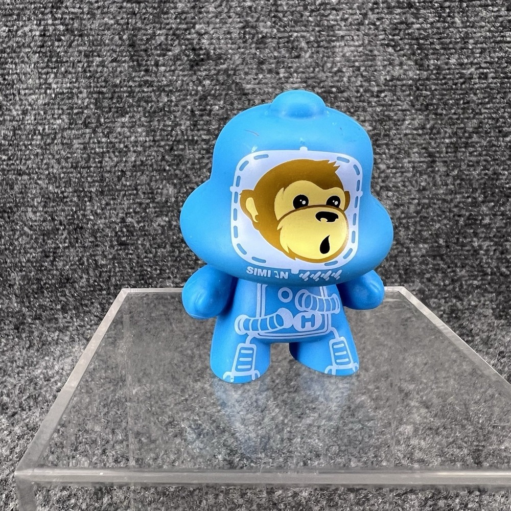 2009 Taco Bell Bellhedz Simian 4B Blue 2.5" Urban Vinyl Figure Artist Colab